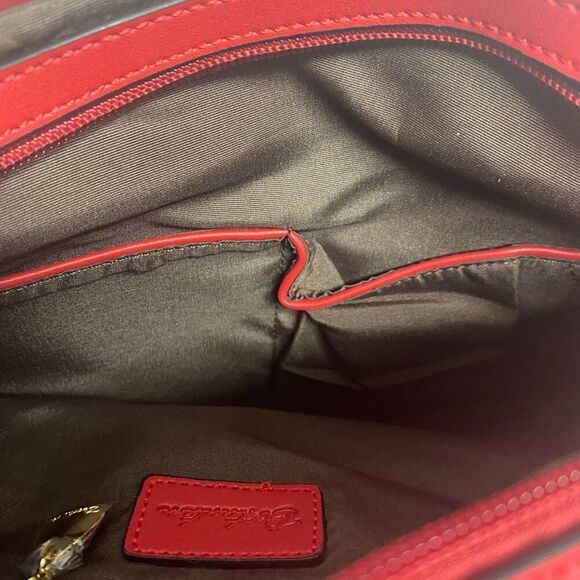 BOSTANTEN Women’s Leather Hobo Bucket Shoulder Bag Red 9X5X12 SEE DESCRIPTION - Picture 12 of 13